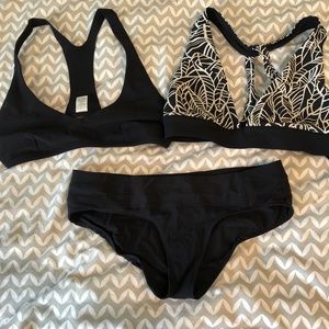 Lululemon Bikini w/2 tops!